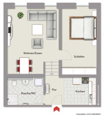 Erstbezug nach Sanierung: 2-Zimmer-Wohnung im Zentrum von Germersheim