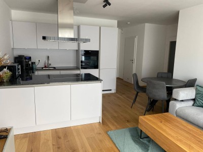 Neue 2-Zimmer Wohnung mit Balkon und Garage in Hallwang