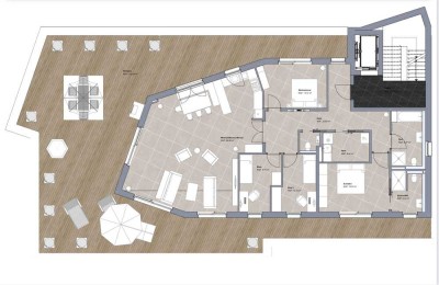 Luxuriöses 5-Zimmer Penthouse mit 202 m² in Bad Nauheim