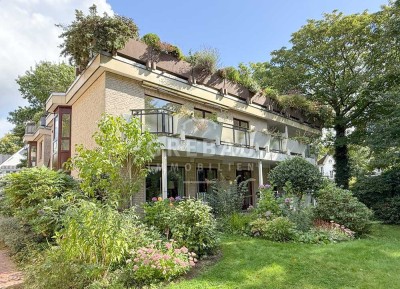 Mitten im Leben: 3-4-Zi.-Penthousewohnung mit Aufzug und 2 PKW-Stellplätzen im Blankeneser Zentrum