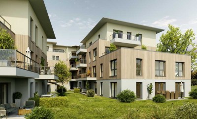Neubauprojekt "Am Schloßberg" in Peiting! 4-Zimmer Wohnung im 1. Obergeschoss mit Balkon