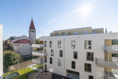 Erstbezug! Lichtdurchflutete 2-Zimmer-Wohnung in Toplage | Mit Balkon und Grünblick