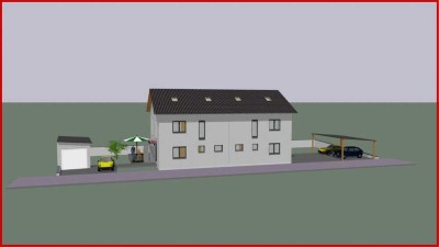 **Neubau** Moderne DHH im energieeffizienten KfW-40 Standard in Obertraubling / Regensburg