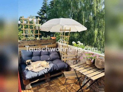 Tauschwohnung: Renovierte 1 Z-Whg. mit Balkon in Alsternähe gegen größer