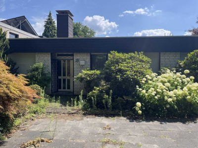 Stadtheide gepflegter Wohnbungalow in Atrium - Bauweise und Veblendung in Kalksandstein