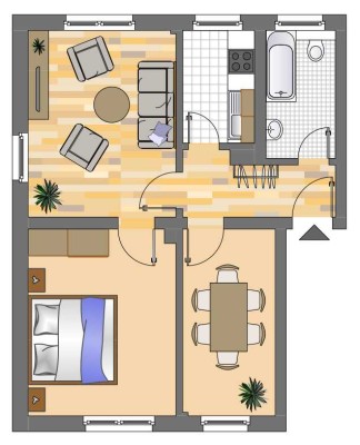 3-Zimmer-Wohnung in Recklinghausen Hochlarmark