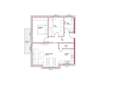 3,5 Zimmer Wohnung, Stadtmitte in Trossingen