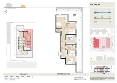 Neubau-Dachgeschoss-Wohnung in Eisenstadt mit Dachterrasse