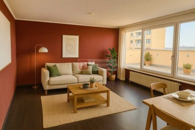 Top!! Exklusives Penthouse mit 5 Zimmern, Dachterrasse & Einbauküche – inkl. 2 Stellplätzen