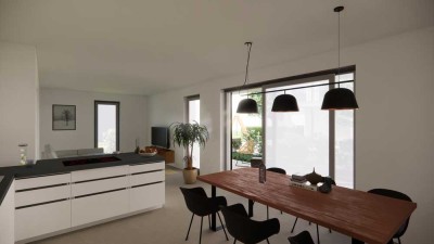 NEUBAU - offene 3-Zi-Wohnung mit Garten! - Erstbezug