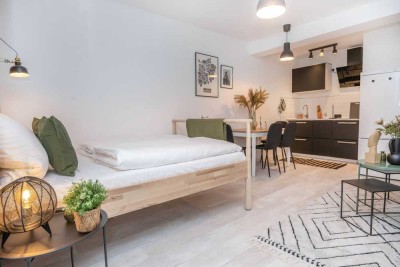 Möbliertes Apartment in Mülheim - direkt an der Ruhr, mit Balkon