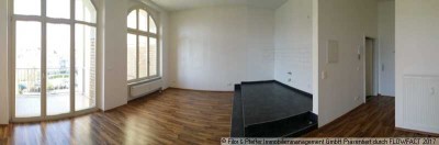 Helle 1-Raum-Wohnung mit neuer Einbauküche und großem Balkon zu vermieten!