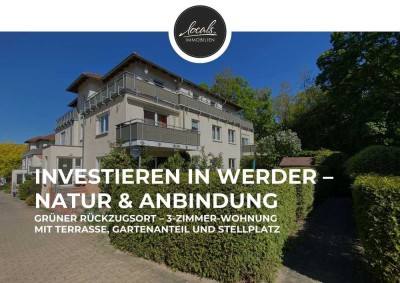 Ruhige Lage, zuverlässige Mieter: Gepflegte Eigentumswohnung mit Gartenanteil & Stellplatz in Werder