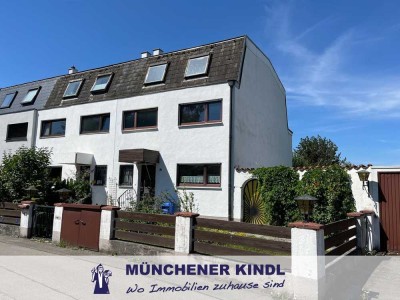 Reihenendhaus mit Potenzial in guter Lage von Gröbenzell mit Terrasse u. großem Garten sucht Familie