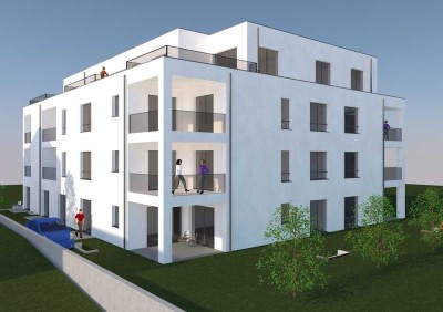 Neubauprojekt im Herzen von Bad Sassendorf - 4-Zimmer-Penthouse-Wohnung mit Dachterrasse und TG