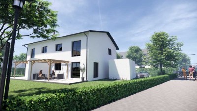 Grundstück mit Neubau einer Doppelhaushälfte in Förnbach, Pfaffenhofen an der Ilm