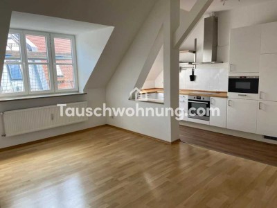 Tauschwohnung: Charmante Dachgeschoss Wohnung im Herzen Schwabings