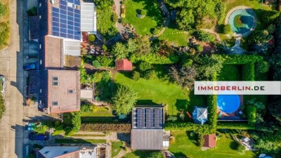 IMMOBERLIN.DE - Sehr gepflegtes Einfamilienhaus mit Sonnenterrasse + fantastischem Gartenareal