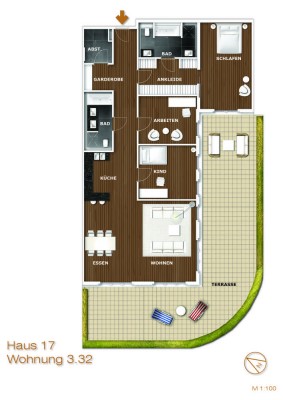 Großzügige 4 Zimmerwohnung über den Dächern von Berlin
