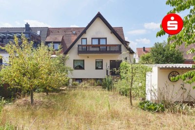 Freie DHH/ Zweifamilienhaus mit Doppelgarage u. Baugrundstück in Gebersdorf