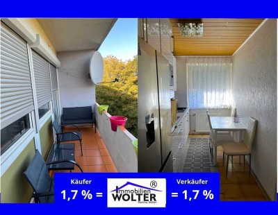 *** Vermietete und gepflegte Wohnung mit Balkon - zentrumsnahe Lage ***