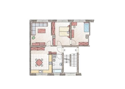 3 - 4 Zi. // 1. OG Wohnung // zentral mit Carport