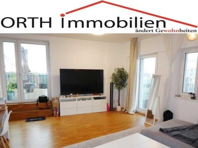 Besondere Immobilie - 3 Zimmer mit Sonnenterrasse, Balkon, Fernblick, EBK, Fußbodenheizung, 2 Bäder