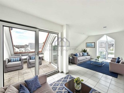 Mit 360°-Begehung: Charmante 4-Zi-Maisonette-Wohnung mit Loggia in Rodheim
