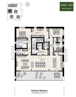Exklusive Penthousewohnung (Neubau) im Herzen von Sonthofen