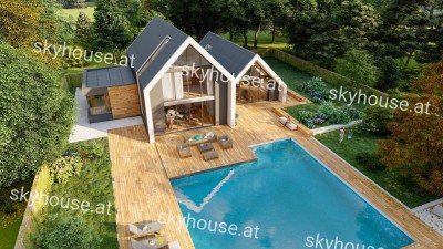 Skyhouse® | Köflach | Energiesparhäuser inklusive Garten | Verschiedene Größen