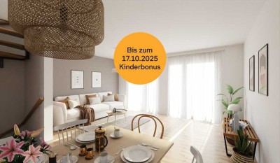 Terrasse und Dachterrasse im neugebauten Reihenmittelhaus für vollen Komfort