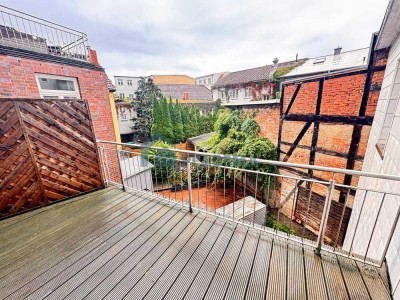 Geräumige Stadtwohnung mit Einbauküche & Balkon