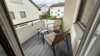 Vollmöblierte 2-Zimmer-Wohnung in Laufnähe der Outlet-City Metzingen