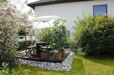 Schöne 3,5-Zimmer-EG-Wohnung mit Garten in Himmelstadt