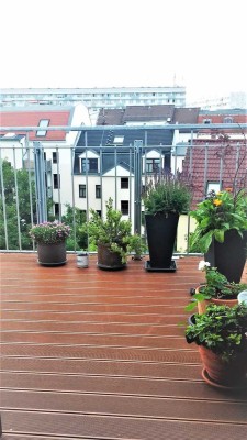 August-Bebelstr./Mahlmannstr. DG-Wohnung mit Terrasse und einmaliger Aussicht