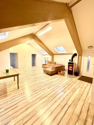 Vollständig renovierte Loft-Wohnung mit drei Zimmern sowie Terrasse und EBK in Cadolzburg