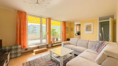 NIEßBRAUCH: Dachgeschosswohnung mit Sonnenterrasse
