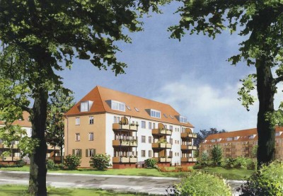 NEU - ab 12/25 frei verfügbar - Leben in den Seidnitzer Gärten mit Fernblick