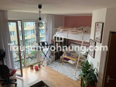 Tauschwohnung: Ruhige 1-Zimmer-Wohnung mit Südwest-Balkon gg. 2 ZKB 900€