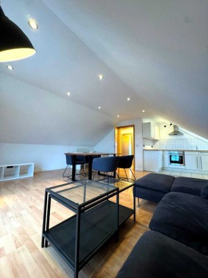 Möbilierte 2-Zimmer-Wohnung mit Garage in ruhiger, zentraler Lage von Wettstetten