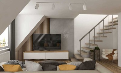 2-Zimmer-Wohnung mit Ausbaureserve auf 3 Zimmer