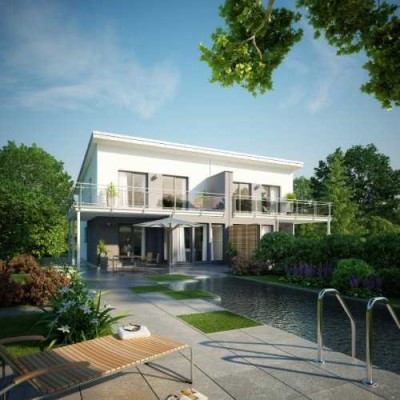 Ein HINKUCKER!! Exklusiver Neubau mit vielen modernen Akzenten inkl. Baugrundstück und Bien Zenker B