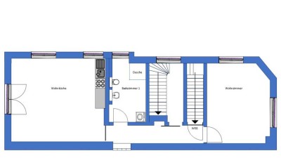 Neu sanierte Wohnung im OG/DG in Eltville - 130 m² - über 2 Etagen