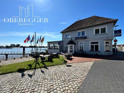 Der wahrscheinlich schönste Blick auf die Weser – wandelbares Haus mit Wohnpotenzial in Bestlage von