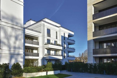 Residieren Sie in einer modernen Terrassenwohnung in einer exklusiven Wohnanlage in Oberkassel!