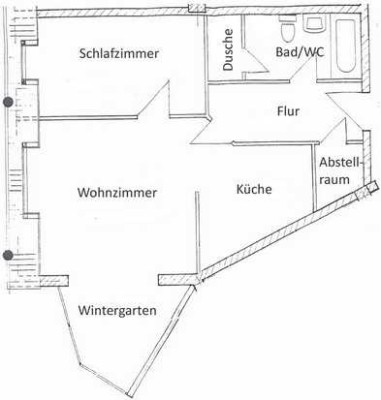 2-Zimmerwohnung, seniorengerecht mit Aufzug