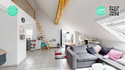 Freie 3-Zi-ETW im DG mit Balkon und 2 TG-Stellplätzen, Karlsruhe-Neureut