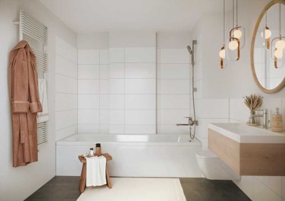 Weißensee: Langhansstr: ERSTBEZUG im NEUBAU ab Anfang 2026: 3-Zi-Wohnung mit TERRASSE