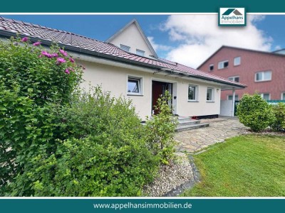 Gepflegte, moderne Immobilie mit Garten und Ausbaupotenzial