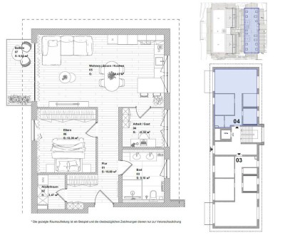 Licht & Raum: 3 Zimmer Wohnung mit Balkon